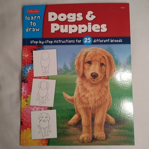 📚4 for $20📚 Dogs & Puppies Drawing Book - Picture 1 of 3